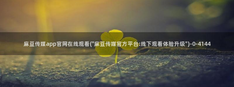 麻豆观看标题