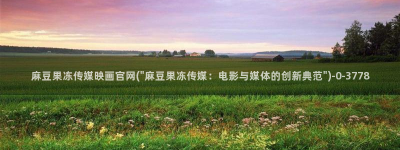麻豆新片描述